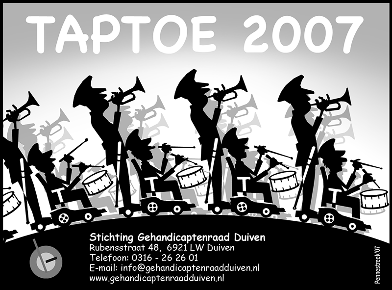 Parade tijdens de Taptoe in Duiven